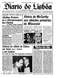 Quarta,  3 de Abril de 1968 (2ª edição)