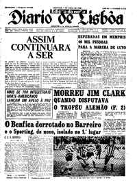 Domingo,  7 de Abril de 1968 (3ª edição)