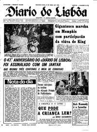 Segunda,  8 de Abril de 1968 (1ª edição)