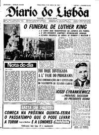 Terça,  9 de Abril de 1968 (1ª edição)