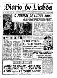 Terça,  9 de Abril de 1968 (2ª edição)