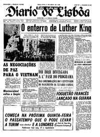 Terça,  9 de Abril de 1968 (3ª edição)