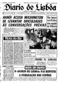 Terça, 16 de Abril de 1968 (1ª edição)