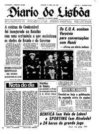 Sábado, 27 de Abril de 1968 (1ª edição)