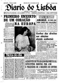 Segunda, 29 de Abril de 1968 (2ª edição)