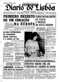 Segunda, 29 de Abril de 1968 (3ª edição)