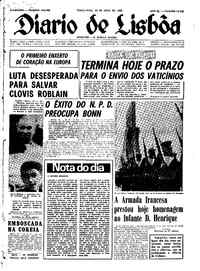 Terça, 30 de Abril de 1968 (1ª edição)