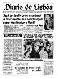 Sábado,  4 de Maio de 1968 (2ª edição)