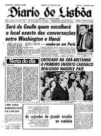 Sábado,  4 de Maio de 1968 (3ª edição)