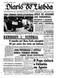 Quarta,  8 de Maio de 1968 (3ª edição)