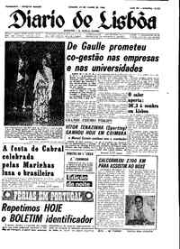 Sábado, 29 de Junho de 1968 (3ª edição)