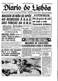 Sábado,  6 de Julho de 1968 (5ª edição)