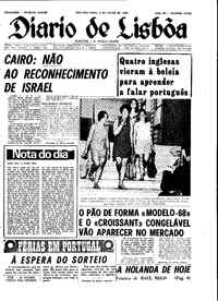 Segunda,  8 de Julho de 1968 (2ª edição)