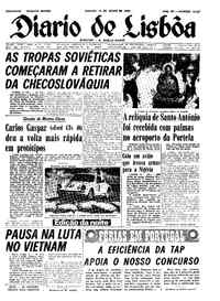 Sábado, 13 de Julho de 1968 (4ª edição)