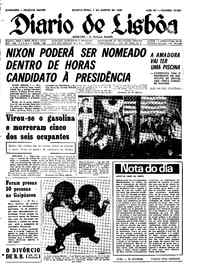 Quarta,  7 de Agosto de 1968 (1ª edição)