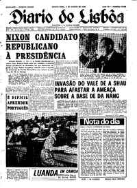 Quinta,  8 de Agosto de 1968 (2ª edição)