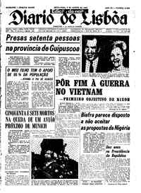 Sexta,  9 de Agosto de 1968 (3ª edição)