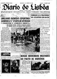 Domingo, 11 de Agosto de 1968 (1ª edição)