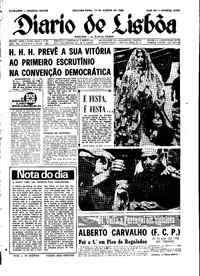 Segunda, 12 de Agosto de 1968 (1ª edição)