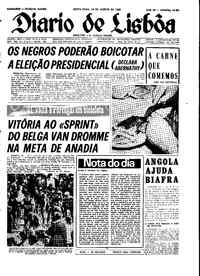 Sexta, 16 de Agosto de 1968 (2ª edição)