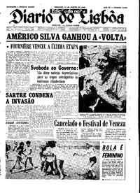 Domingo, 25 de Agosto de 1968 (3ª edição)