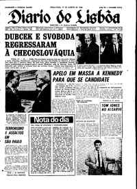 Terça, 27 de Agosto de 1968 (1ª edição)