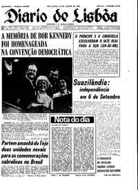 Sexta, 30 de Agosto de 1968 (1ª edição)