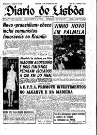 Domingo,  1 de Setembro de 1968 (1ª edição)