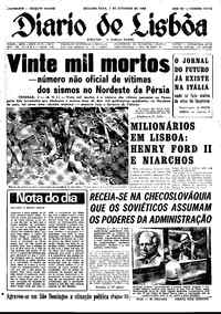 Segunda,  2 de Setembro de 1968 (3ª edição)