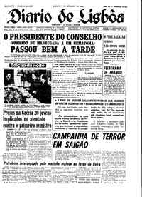 Sábado,  7 de Setembro de 1968 (5ª edição)