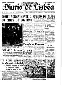 Domingo,  8 de Setembro de 1968 (3ª edição)