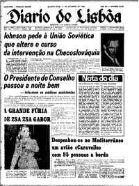 Quarta, 11 de Setembro de 1968 (1ª edição)