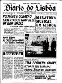 Segunda, 16 de Setembro de 1968 (1ª edição)