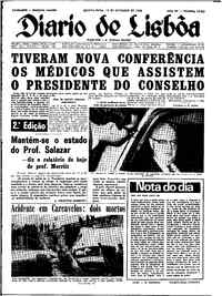 Quinta, 19 de Setembro de 1968 (2ª edição)