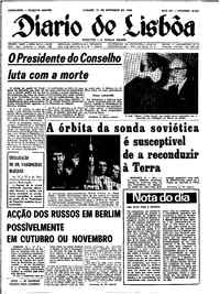 Sábado, 21 de Setembro de 1968 (1ª edição)