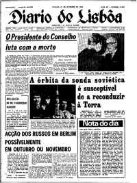 Sábado, 21 de Setembro de 1968 (2ª edição)