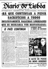 Sexta, 27 de Setembro de 1968 (4ª edição)