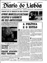 Sábado, 28 de Setembro de 1968 (1ª edição)