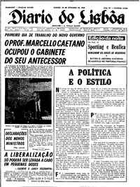 Sábado, 28 de Setembro de 1968 (4ª edição)