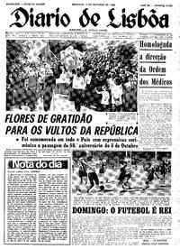 Domingo,  6 de Outubro de 1968 (1ª edição)