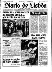 Segunda,  7 de Outubro de 1968 (1ª edição)