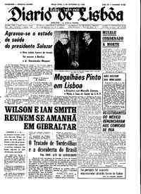 Terça,  8 de Outubro de 1968 (3ª edição)