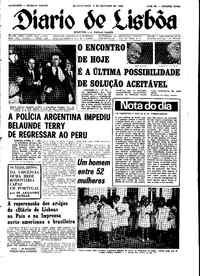 Quarta,  9 de Outubro de 1968 (1ª edição)