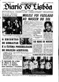 Quarta,  9 de Outubro de 1968 (3ª edição)