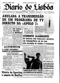 Sábado, 12 de Outubro de 1968 (3ª edição)