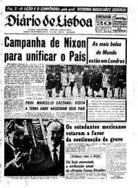 Sábado,  9 de Novembro de 1968 (1ª edição)