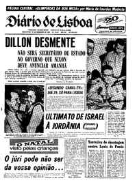 Terça, 10 de Dezembro de 1968 (3ª edição)