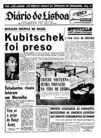 Sábado, 14 de Dezembro de 1968 (1ª edição)