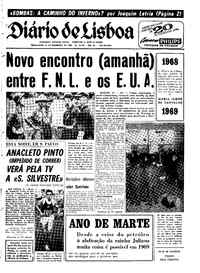 Terça, 31 de Dezembro de 1968 (2ª edição)