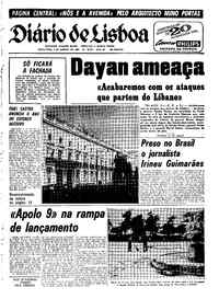 Sexta,  3 de Janeiro de 1969 (1ª edição)